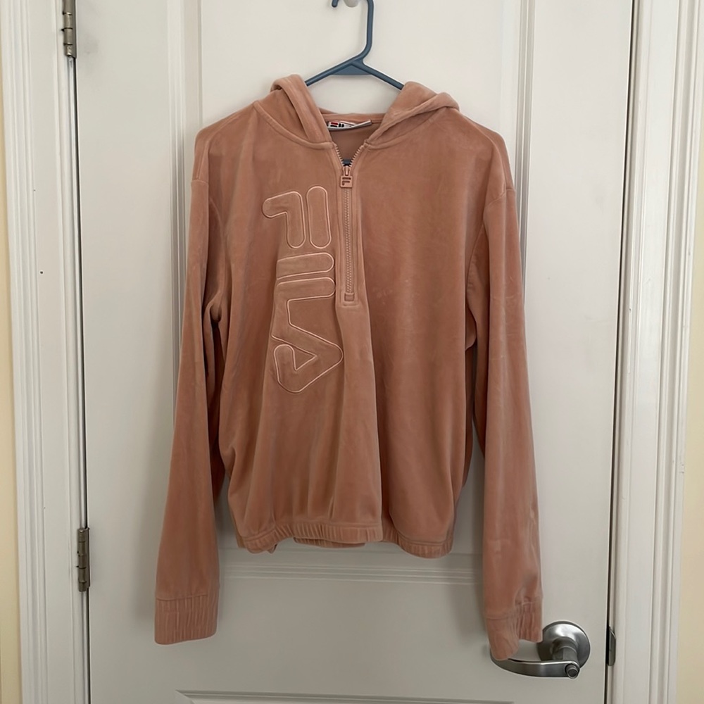 Velour FILA sweatshirt